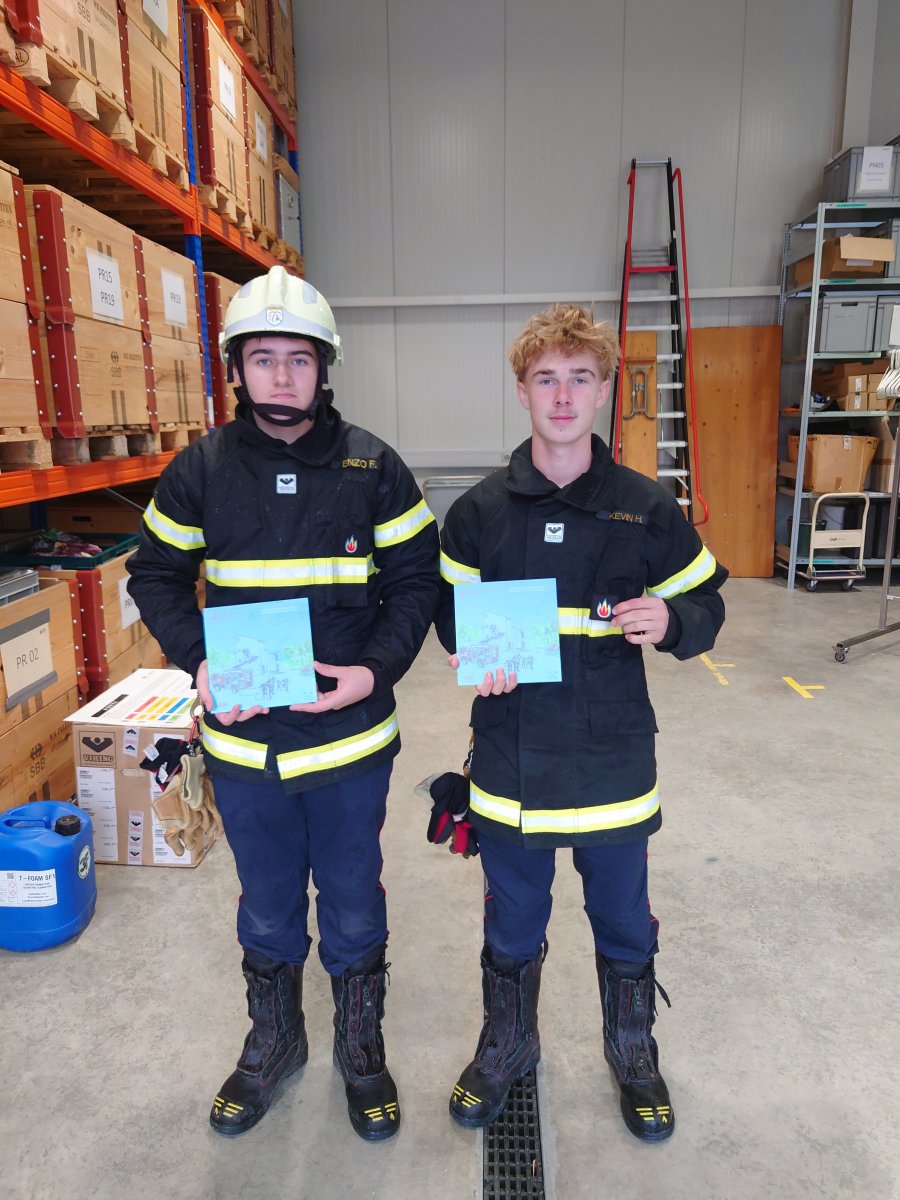 De gauche à droite : Enzo, Kevin